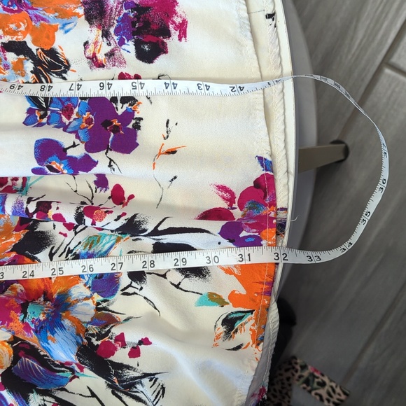 UMGEE USA Floral Boho Multicored Mini Flowy Relaxed Boxy Dress Size Small - Picture 11 of 14